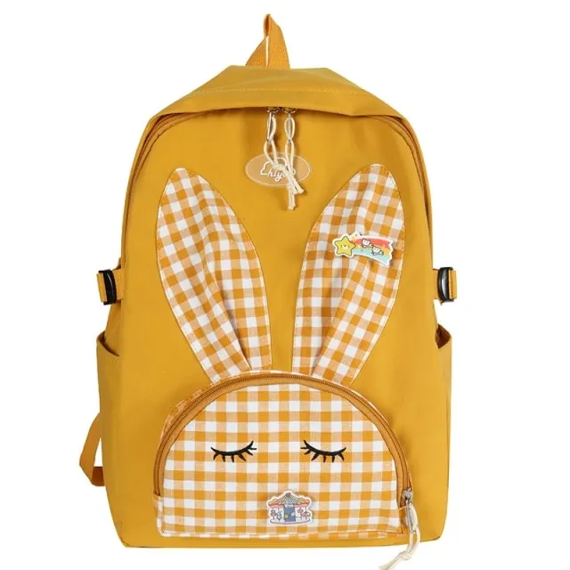 Kawaii Korea Bunny Ear Backpack