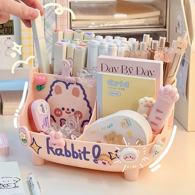 Kawaii Large-capacity Cute Stationery Organizer