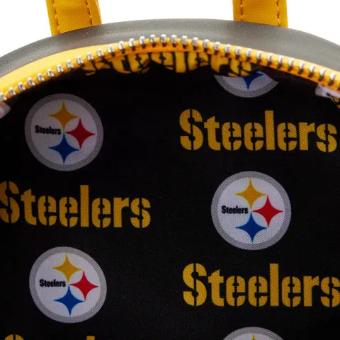 LF NFL Pittsburg Steelers Patches Mini Backpack