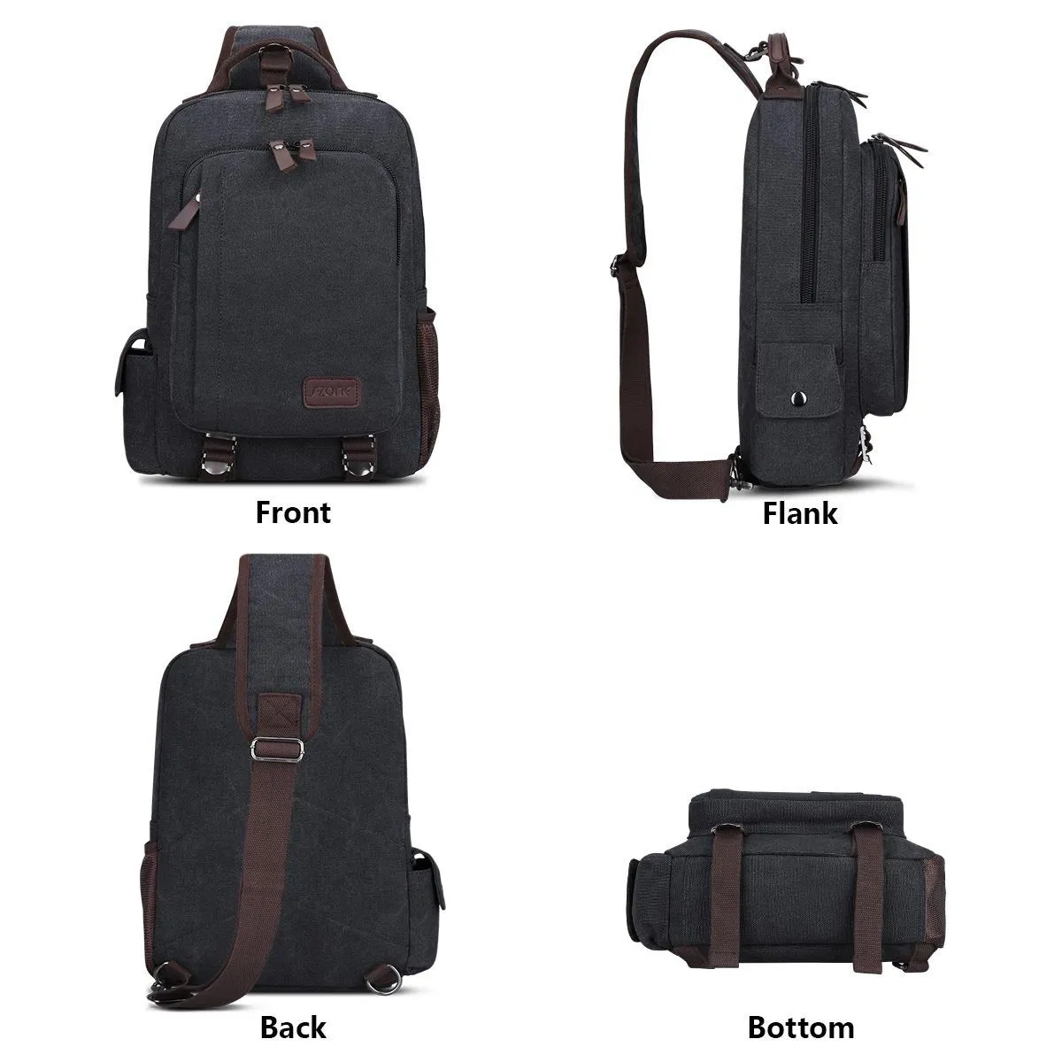 Men's Canvas Sling Bag