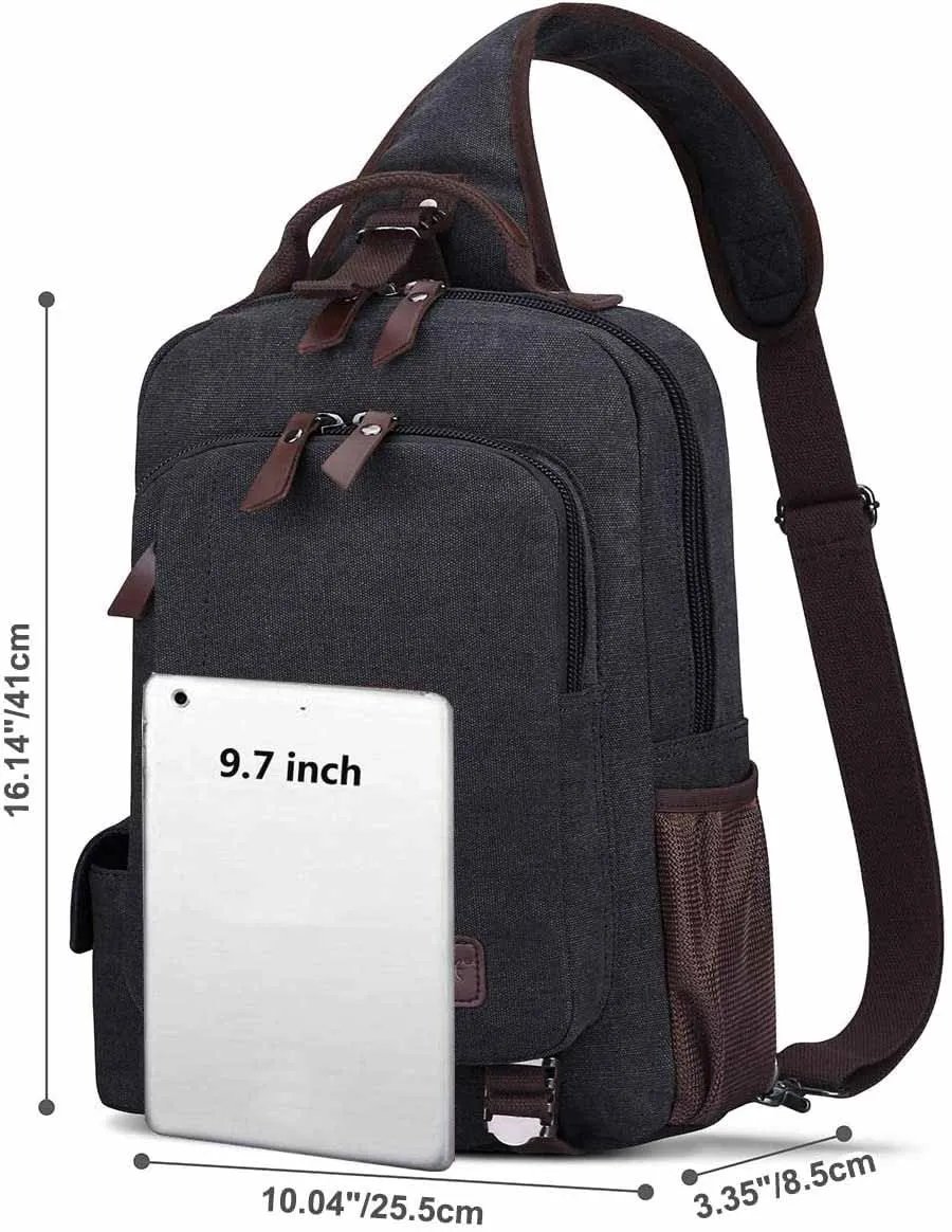 Men's Canvas Sling Bag