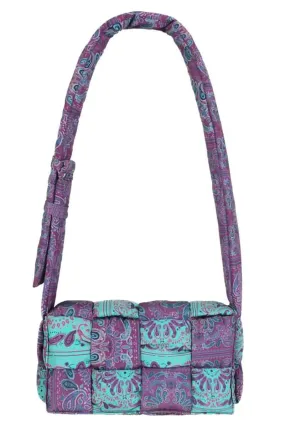 Purple and Blue Bandana Bag