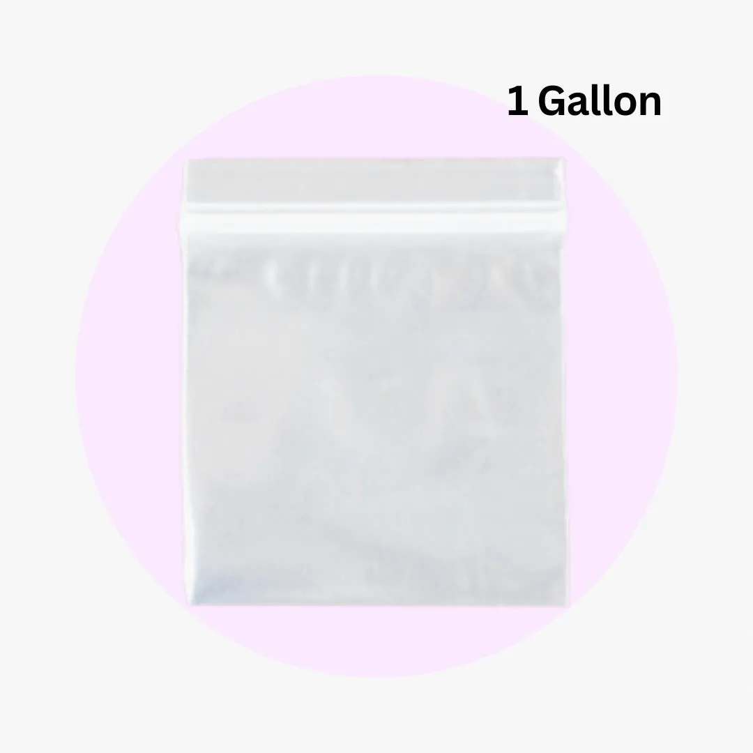 Reclosable Zipper Bags 1 Gallon