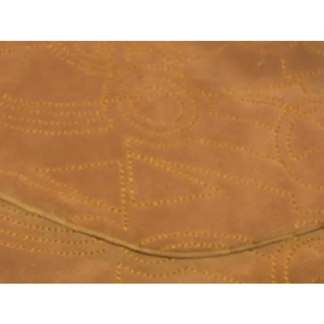 Salvatore Ferragamo Vintage Pursesdesigner Purses Caramel Brown Suede Leather Messenger Bag