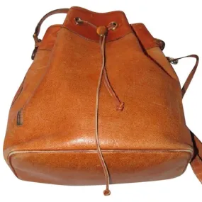 Salvatore Ferragamo Vintage Pursesdesigner Purses Chestnut Brown Leather Satchel