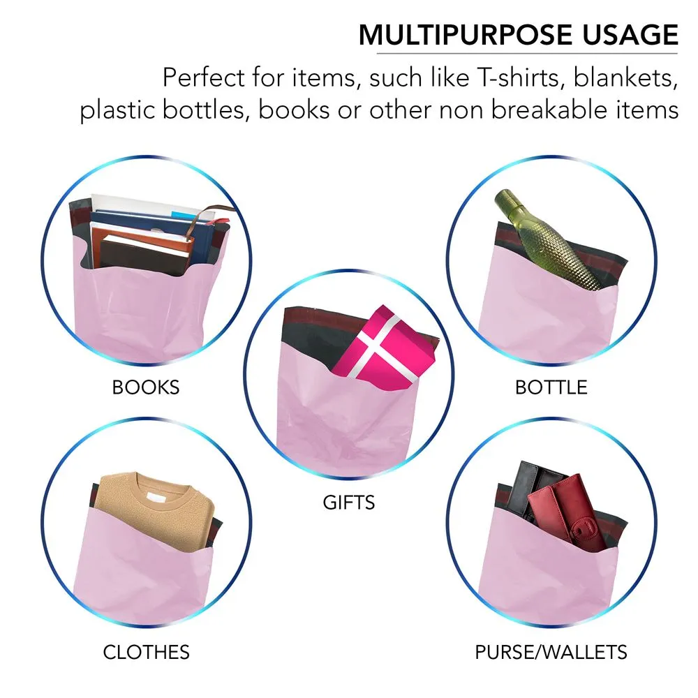 Strong Pink Mailing Bags Mailers Postage Bags Self Seal Bag All Sizes
