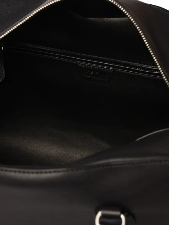 The Row   E/W Bowling lux grain leather bag 